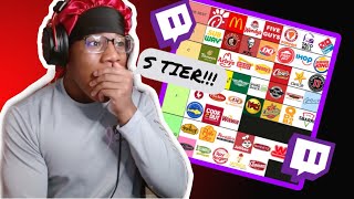 Me and My Homies made a Fast Food Tier List...