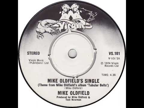 UK New Entry 1974 (153) Mike Oldfield - Mike Oldfield's Single (Theme From 'Tubular Bells')