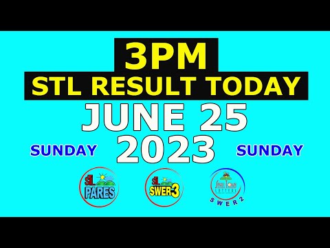 3pm STL Result Today June 25 2023 (Sunday) Visayas and Mindanao