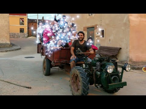 STARTING WITH A ROPE Goldoni TRACTOR OLD GRANDPA AND WALK TO THE HERMITAGE