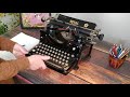 TYPING DEMO VIDEO | 1929 Royal 10 Vintage Typewriter