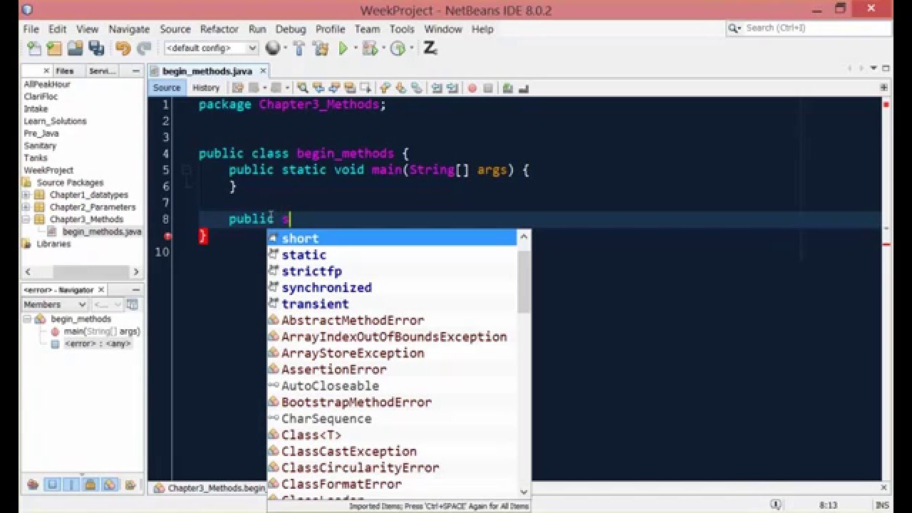 Java[Arabic ] :: Examples About Methods //chapter(2)