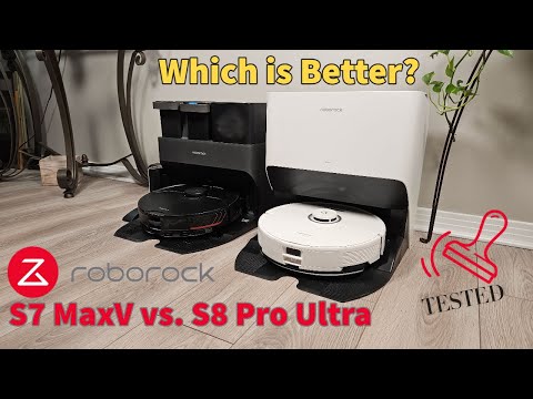 Roborock S8 Pro Ultra Compared to the S7 MaxV Ultra.  Shocking Test Results!  Must See!