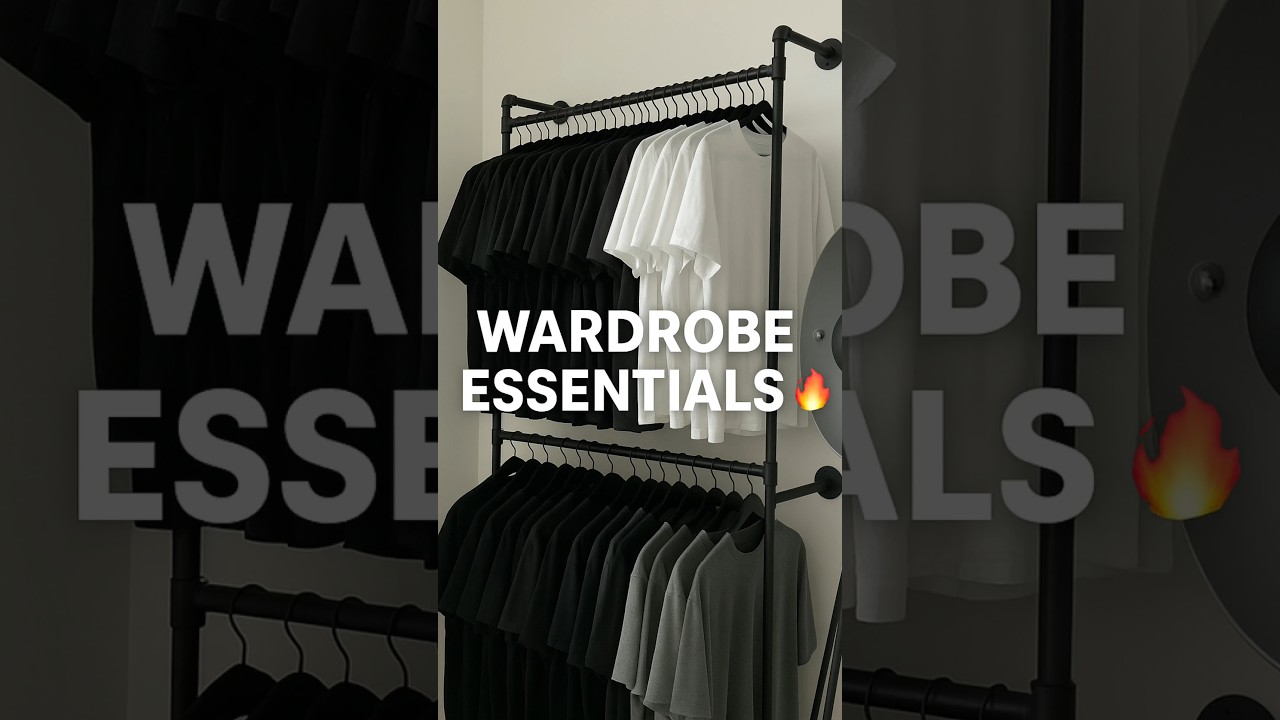 5 wardrobe essentials every man needs 💯🔥 Save this for later! 👌🏻