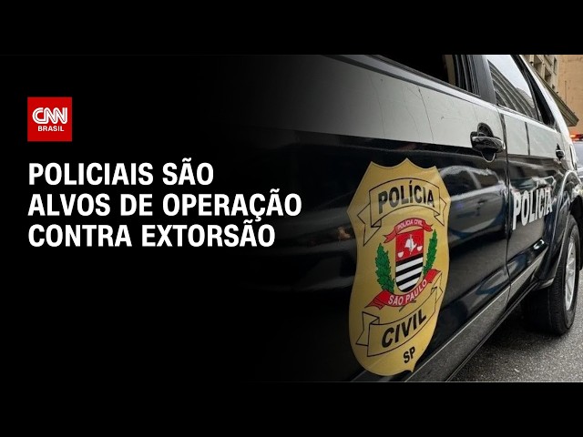 Policiais são alvos de operação contra extorsão em SP | CNN NOVO DIA