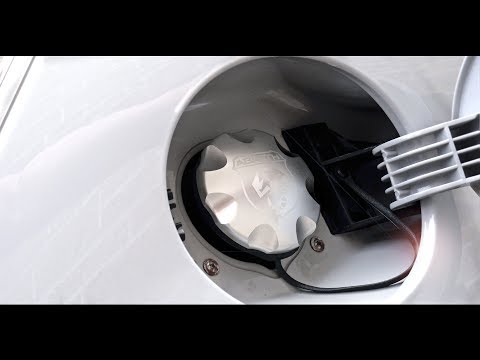 Fiat 500 Abarth Aluminium Oil Cap and Fuel Petrol Cap Featuring the FUEL PETROL CAP