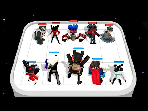 Merge 3D Run Rainbow Friends VS Merge Skibidi Toilet Monster Battle Top Skibidi Games Max Levels