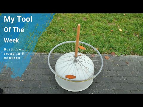 Rohrabroller, Rohrhaspel, selbst gebaut