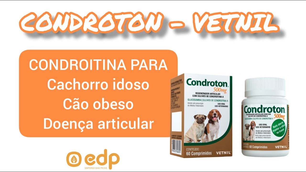 103 | CONDROTON VETNIL - cachorro com dor na pata, displasia, artrite