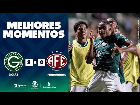 Gols e lances de Goiás x Ferroviária-SP
