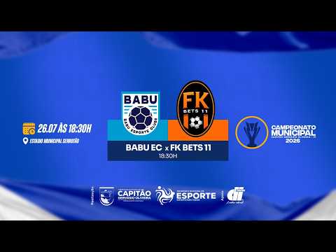 BABU X FK BETS11 - CAMPEONATO MUNICIPAL DE CAPITÃO GERVÁSIO OLIVEIRA 2026