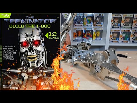 Build The Terminator T-800 Issue 56 - Assembling The Right Hip Joint (Speed Build)