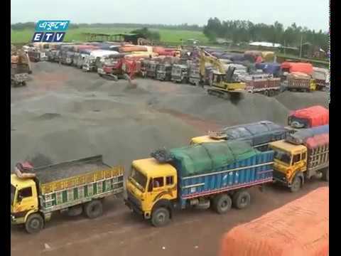 ভারতীয়দের কোন্দলে হিলি স্থলবন্দরে পাথর আমদানি বন্ধ