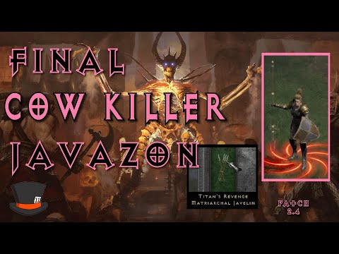 Final Javazon - Clears P8 Cows With Ease - Diablo 2 Resurrected