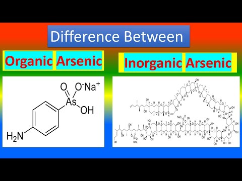 Difference between Organic Arsenic and Inorganic Arsenic