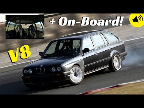 M60 V8-Powered BMW E30 Wagon Drift Build