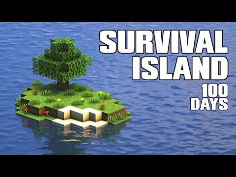 Mind-Blowing: My Epic 100-Day Survival on Minecraft Island!
