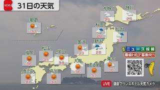 7月31日の天気