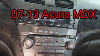 Acura MDX 2007-2013 Radio Stereo Removal