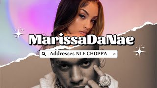 MARISSA DANAE ADRESSES NLE CHOPPA 💔🫣 #nlechoppa #drama #youtuber