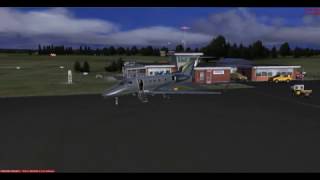 FSX Steam Edition--Bornholm trip in the Phenom 300