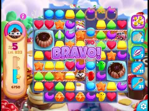 Cookie Jam Blast Level 833 - NO BOOSTERS 🍪 | SKILLGAMING ✔️