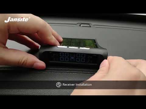 Jansite Wireless Solar Tire Pressure Monitor System with 4 external sensors