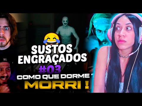 REACT - STREAMERS JOGANDO THE MORTUARY ASSISTANT (ASSISTENTE DE NECROTÉRIO) - SUSTOS ENGRAÇADOS #03