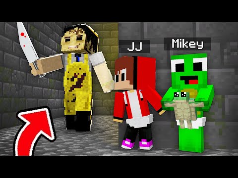 I Bought A CURSED HOUSE In Minecraft Baby JJ and Mikey vs Leatherface challenge Maizen Mizen Mazien