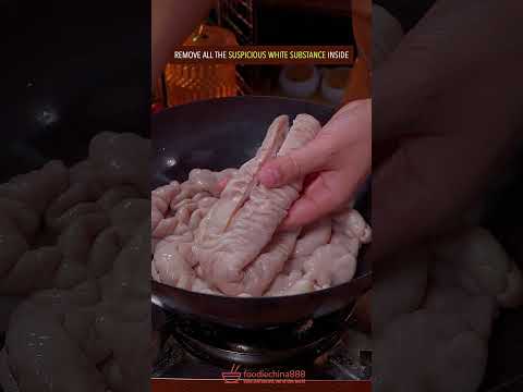 EASY BRAISED CHITTERLINGS RECIPE #recipe #cooking #chinesefood #chitterlings #intestine #pork #meat