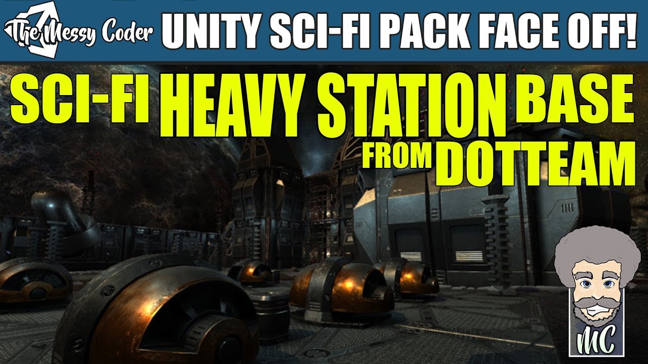 Unity Asset Reviews - Sci-Fi Heavy Station Kit Base