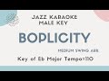 Boplicity (Bebop lives by Mark Murphy) Jazz KARAOKE (Instrumental backing track) - male key