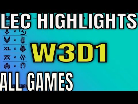LEC Highlights ALL GAMES W3D1 Summer 2023 | Week 3 Day 1