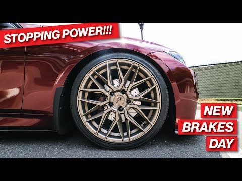 NEW BRAKES INSTALLED ON THE F30 BY CQUENCE