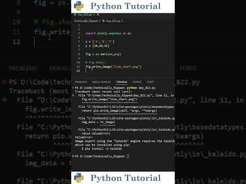 Saving Plotly Charts As Images Python Tutorial