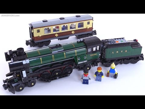 LEGO Emerald Night train from 2009 reviewed! set 10194