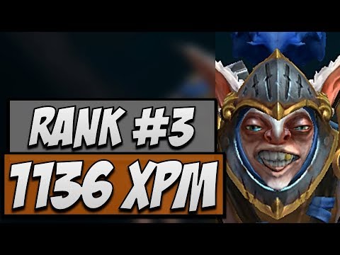 Fnatic.Ahjit Meepo - TOP 3 in Dotabuff | Dota Gameplay 7.14