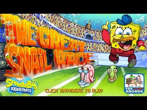SpongeBob SquarePants: The Great Snail Race - Choose Your Favorite Snail (Gameplay) Video