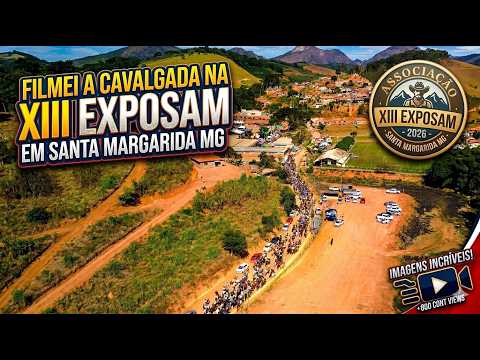Cavalgada na XIII EXPOSAM em Santa margarida-MG #interior #minasgerais #drone #djibrasil 