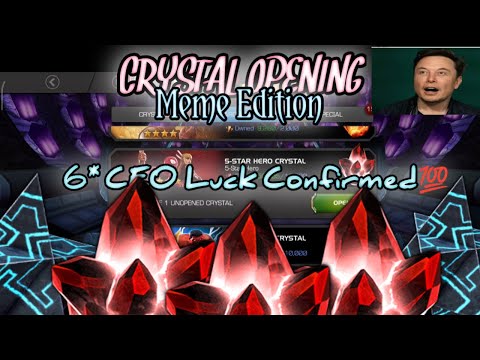 Unbelievable 6* God Tier | Huge Crystal Opening | MEME EDITION | MCOC | #mcoc #crystalopening #hindi