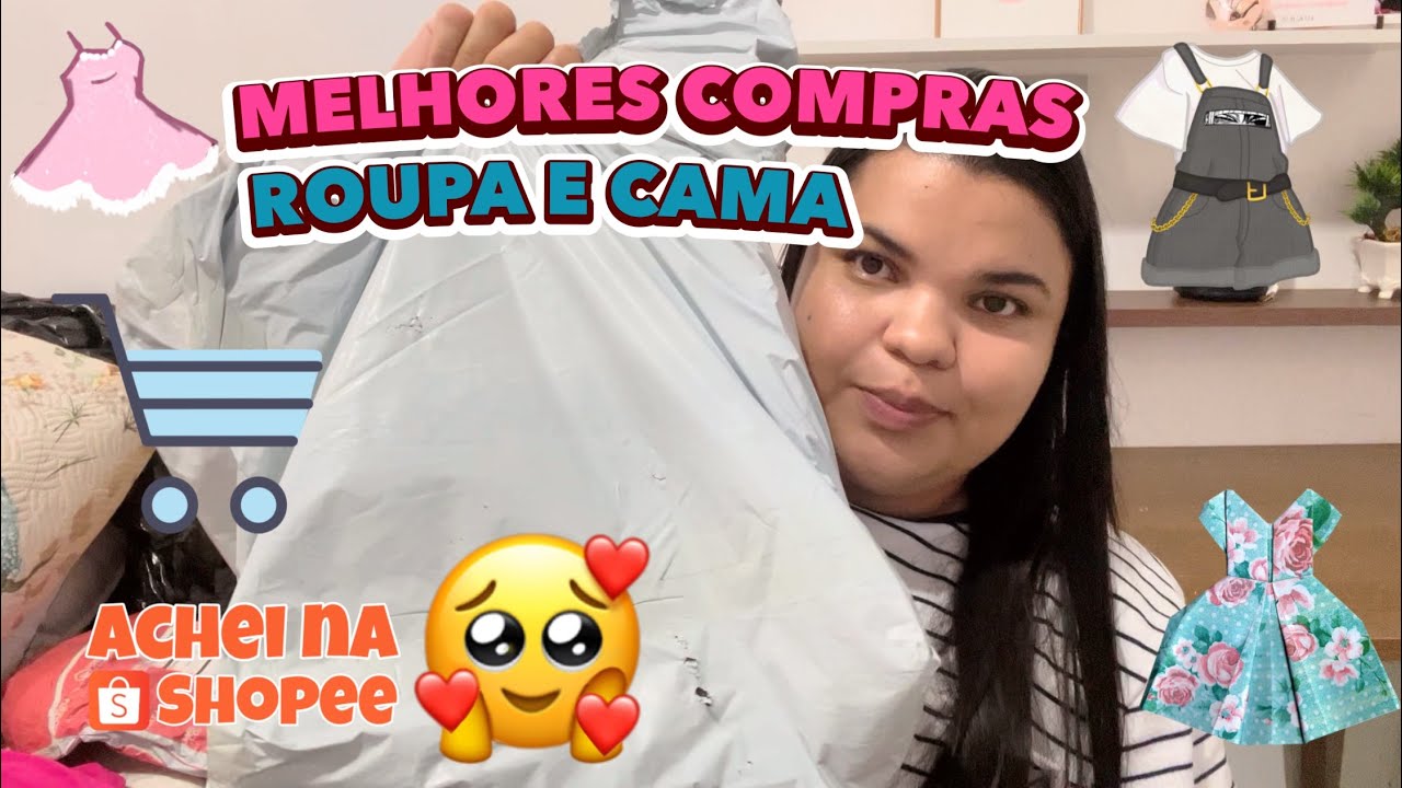NOVIDADE😱MELHORES COMPRAS PARA CASA QUE FIZ NA SHOPEE, KIT DE ROUPA BARATINHO, VALE A PENA DEMAIS