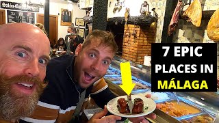 Epic FOOD TOUR in MÁLAGA SPAIN: 7 Hidden Gems (ft. Irish man)🇪🇸