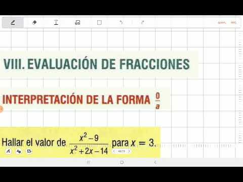Evaluando fracciones 0 entre a, a entre 0 y a entre infinito