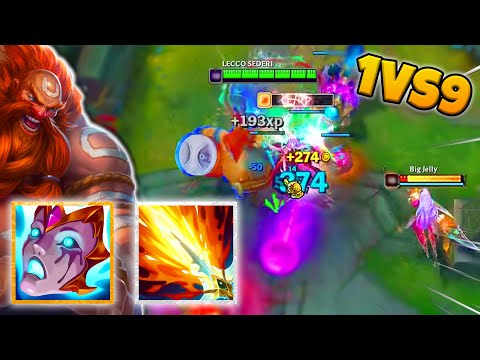 QUESTO TEAM È UNA CATASTROFE *1VS9* - League of Legends ITA #3781