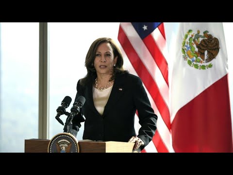 Harris in Mexiko: Bei Grenzpolitik an Flucht-Ursachen ansetzen