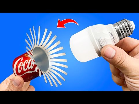 Put The LED in The Coke Can and See What Happens😱! Every house needs this and no one does it