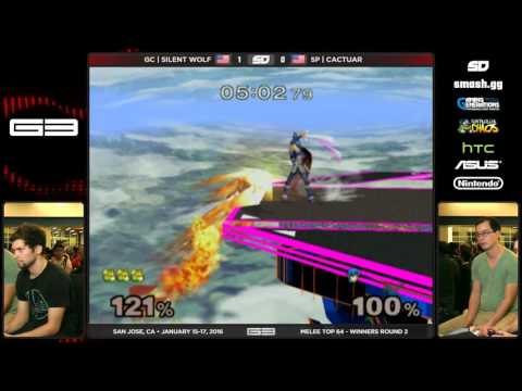 GENESIS 3 - SP|Cactuar (Fox/Marth) vs GC|Silentwolf (Fox) - SSBM Singles Top 64 Losers R2