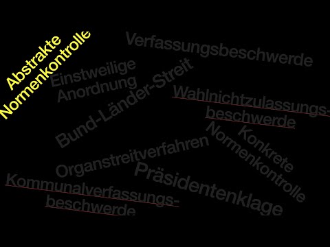 Staatsorganisationsrecht 8: Abstrakte Normenkontrolle Begründetheit