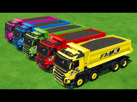 CUT SUNFLOWERS AND MAKE CHAFF WITH KRONE FORAGE HARVESTERS AND DEUTZ FAHR TRACTORS - FS 22