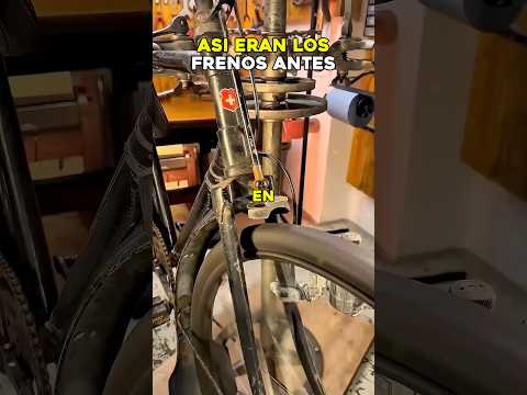 ¿Sabías que los frenos en las bicicletas antes eran un peligro? 🚲 #curiosidades #historia #viral